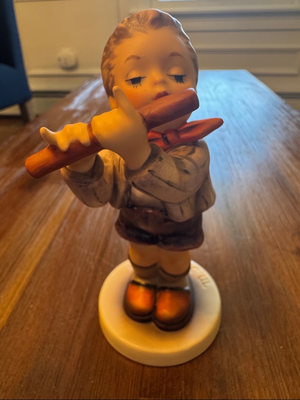 Hummel Goebel morning concert Boy Figurine Playing Flute 1984 collector club